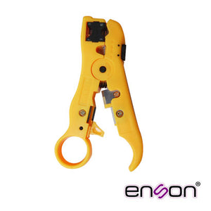 Enson Peladora de Cables ENS-ST15, Corte Preciso, Compatible Coaxial y UTP