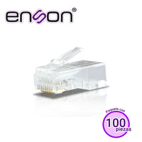 Enson ENS-PLCAT6 conector RJ-45 Transparente