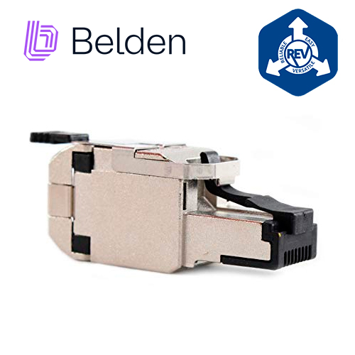 Belden Conector Modular Plug RJ45 Cat6A Blindado, 23-24 AWG, T568A/B