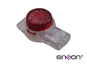 Enson ENS-CUR167 conector UR Rojo, Transparente