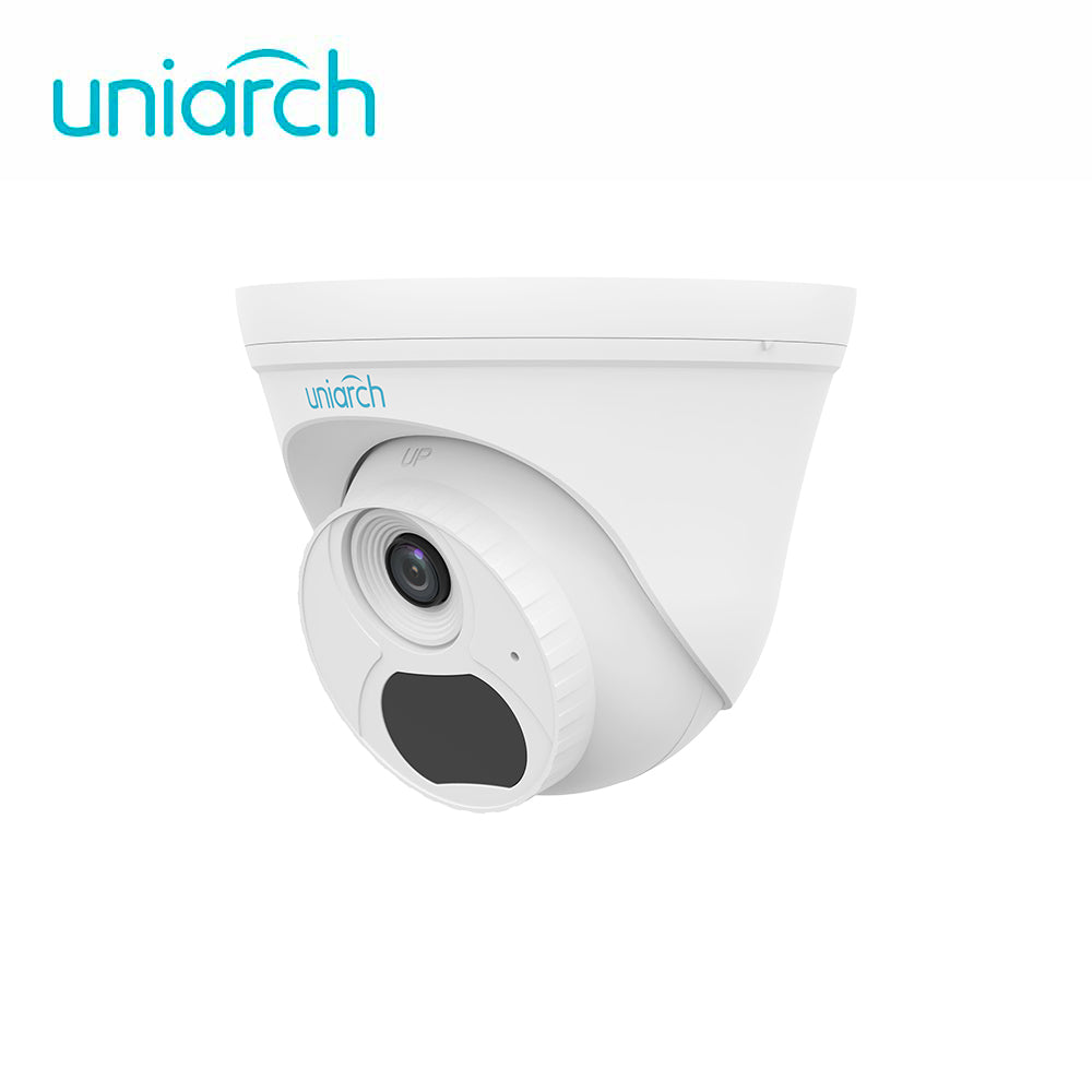 UNIARCH BY UNV Cámara IP Turret IPC-T132-AF28-ECO, 2MP, Lente 2.8mm, IR 30m, PoE