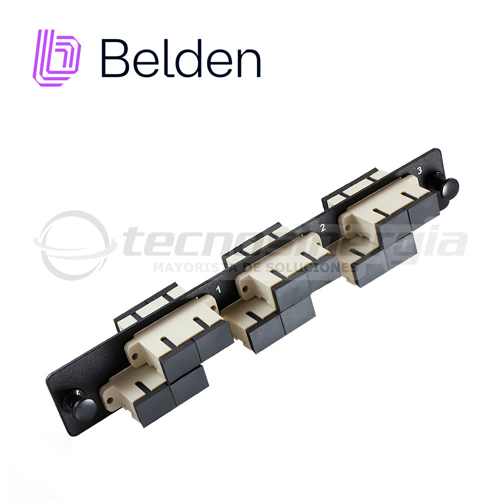 Belden Adaptador Fibra AX100098, 6C SC, 12 Hilos, Multimodo OM1, Conectividad Empresarial