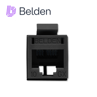Belden RVAMJKUBK-S1 conector RJ-45 Negro