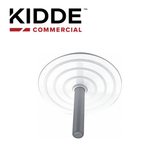 Fire-Lite Placa adaptadora / Plástico blanco / Detectores de calor serie 302 AP-P