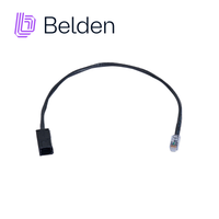 Belden RVAFFPUBK18-S1 cable de red Negro 0,45 m Cat6a U/UTP (UTP)