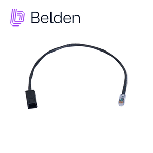 Belden RVAFFPUBK18-S1 cable de red Negro 0,45 m Cat6a U/UTP (UTP)