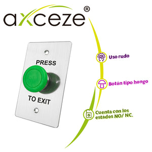 Axceze AX-B130 boton de salida Alámbrico