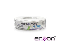 Enson Cable De Alarma 32202W040 4C/22 AWG, 40 Metros, PVC Blanco