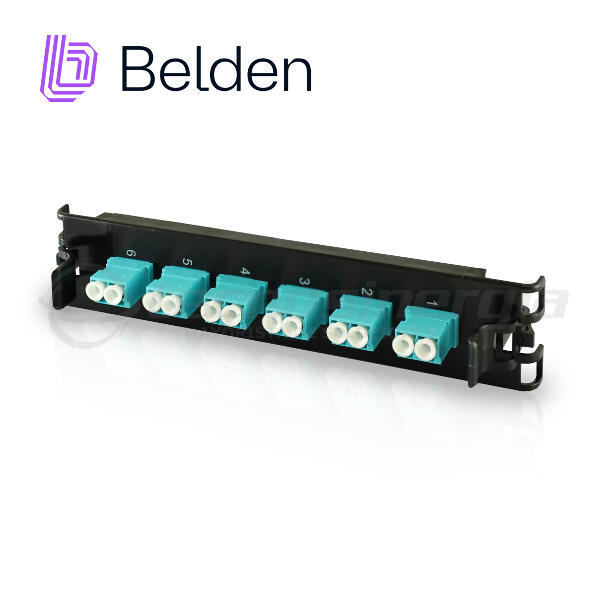 Belden Panel de Fibra FF3X06LD 6 Puertos Duplex LC 12 Fibras OM3, Multimodo