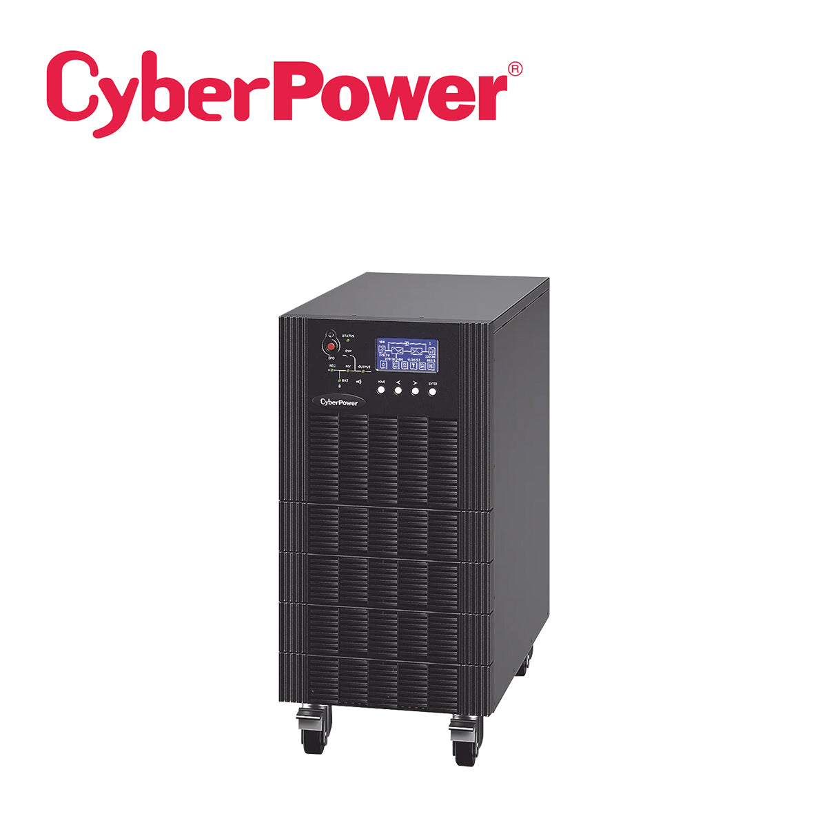 CyberPower UPS Trifásico 15 KVA HSTP3T15K100P5M, 15 KW, 208-220 VCA, Topología Online