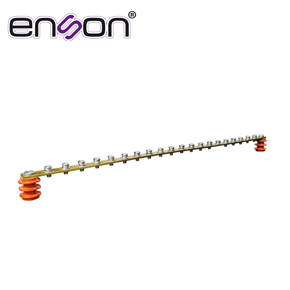 Enson Barra de Tierra Física ENS-GRND1, Protección Contra Descargas, Ideal para Racks