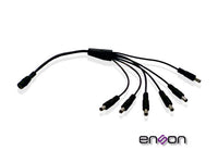 Enson Distribuidor Pulpo 1 a 6 Canales ENS-DC16 - Negro Cable de conexión