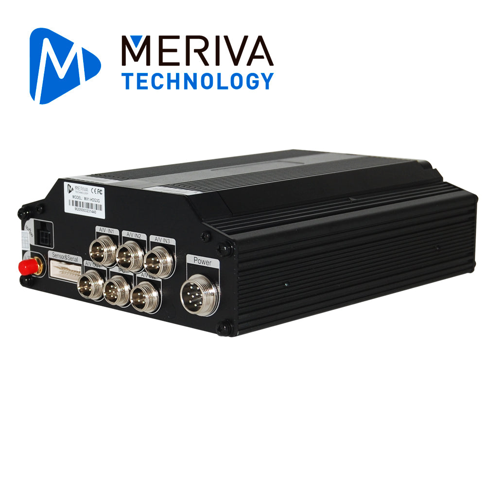 Meriva Technology DVR Híbrido MX1N-GW4, 4CH AHD, 1080P, GPS, WiFi