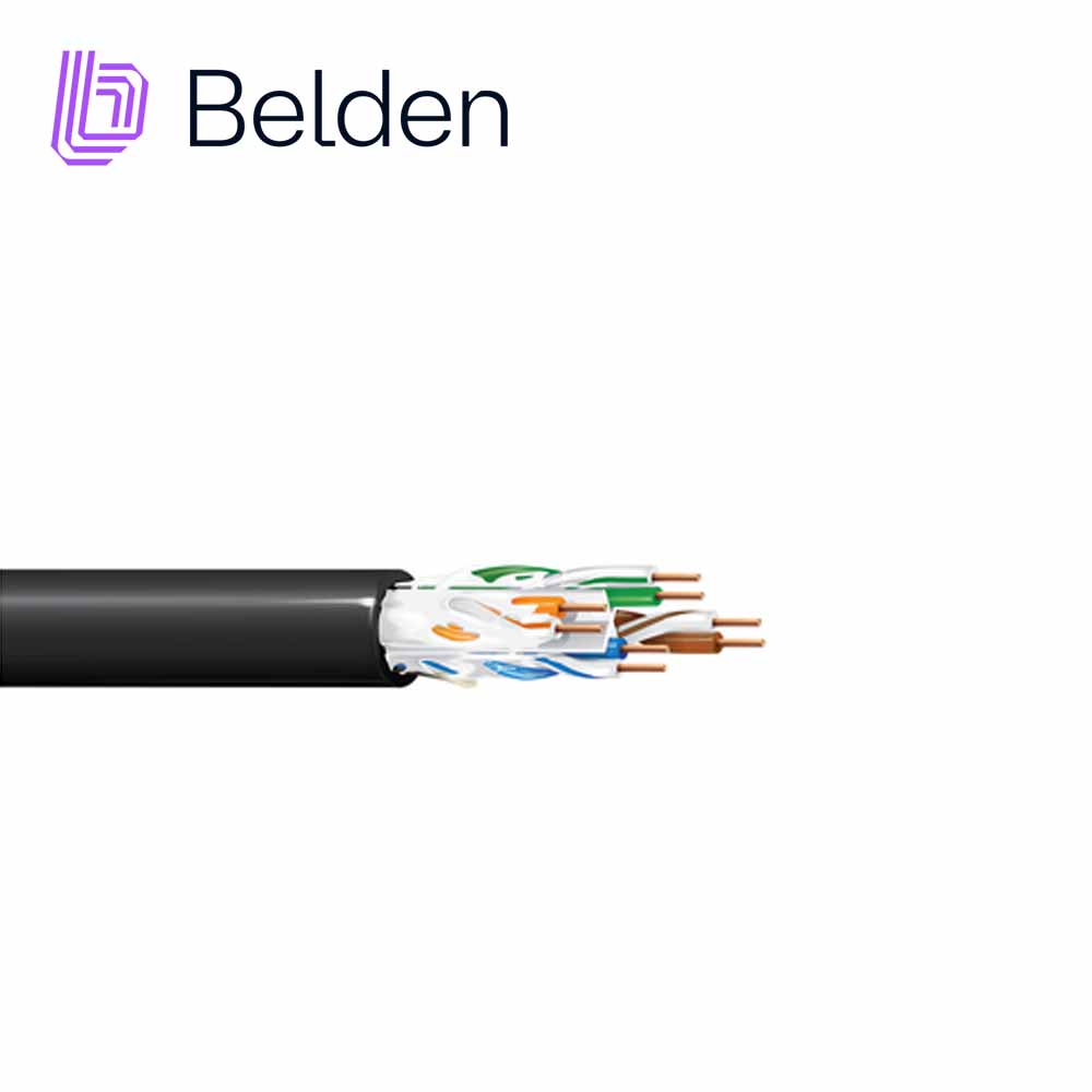 Belden Cable OSP UTP LSZH CAT6+ 350MHz, 4 Pares, 23 AWG, 1000 Pies