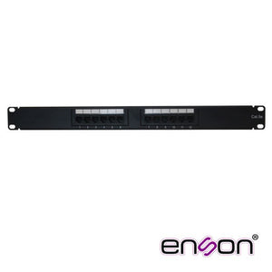 Enson ENS-PA12P5E panel de parcheo 1U
