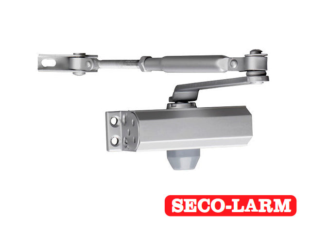 SECO-LARM Brazo Cierrapuertas SD-C121-S 45Kg, Para Puertas de 42" (107cm), Uso Interior