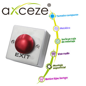 Axceze AX-B55 boton de salida Alámbrico