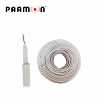 PAAMON Cable Doble Aislado WP-100M, 22AWG Cobre Estaño, 18,000 Volts, 100m