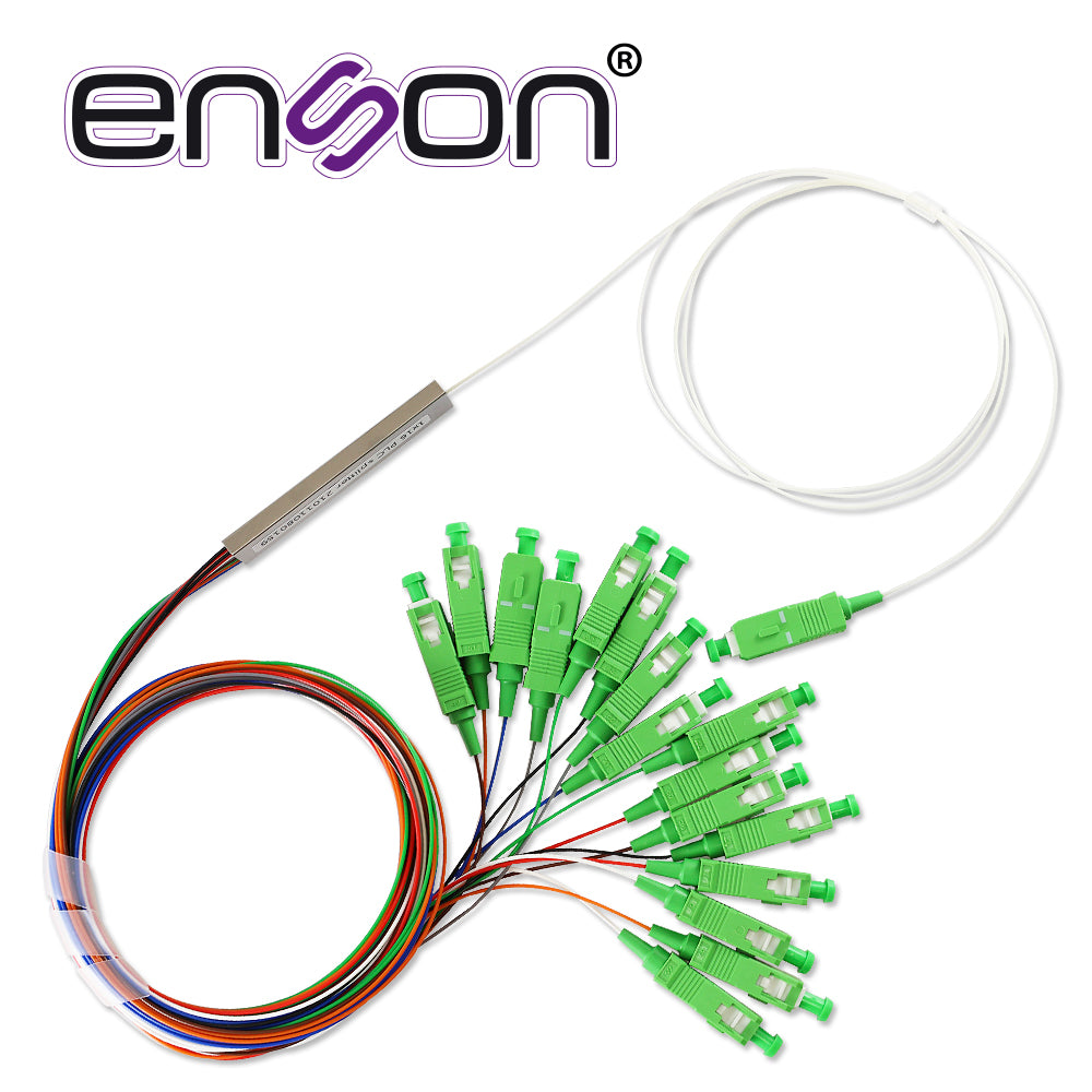 Enson Splitter PLC ENS-PLC1X16, 1x16, Conectores SC APC, Monomodo
