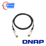 QNAP CAB-DAC15M-Q28 cable InfiniBand y de fibra óptica 1.5 m QSFP28 Negro