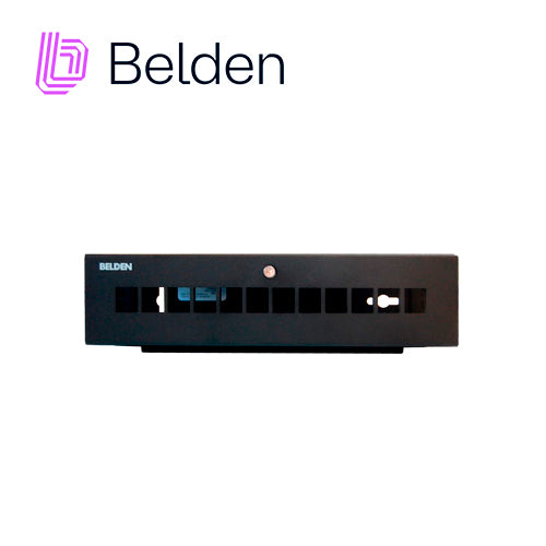 Belden Patch Panel Modular AX107477, 12 Puertos, Cat6A/Cat6/Cat5E, Montaje en Pared