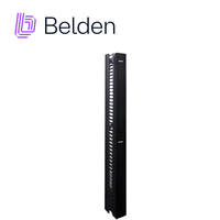 Belden Organizador Vertical BHVHH06 6" Ancho, 84" Alto, 45 UR, Negro