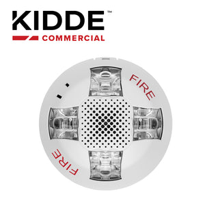 KIDDE Sirena Estroboscópica EGCAVWF 15-115 CD, Montaje Techo, Color Blanco