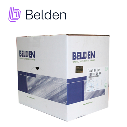 Belden Cable de Seguridad y Sonido 5504FE 008U1000, 6 Conductores, 22 AWG, Blindado