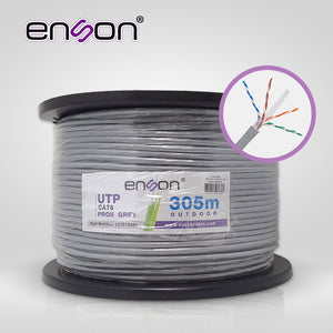 Enson 13161G305 cable de red Gris 305 m Cat6 U/UTP (UTP)