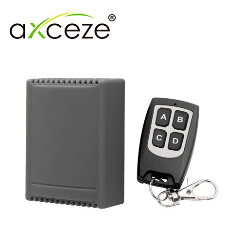 AXCEZE Receptor Inalámbrico AX-REC40, 4 Botones, Control Remoto, Tipo Empresarial