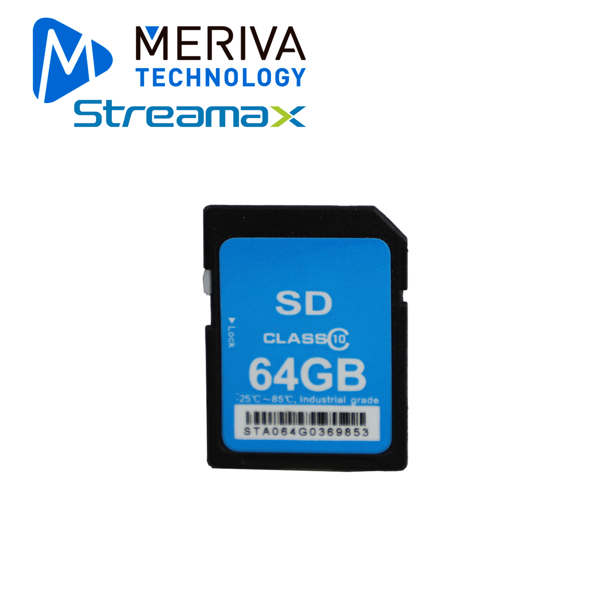 Meriva Technology Tarjeta SD 64GB MSD64GB, 64GB, Producto Empresarial