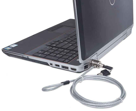 Candado Man Para Laptop Llave 1.4M Gris 3Mm FullOffice.com