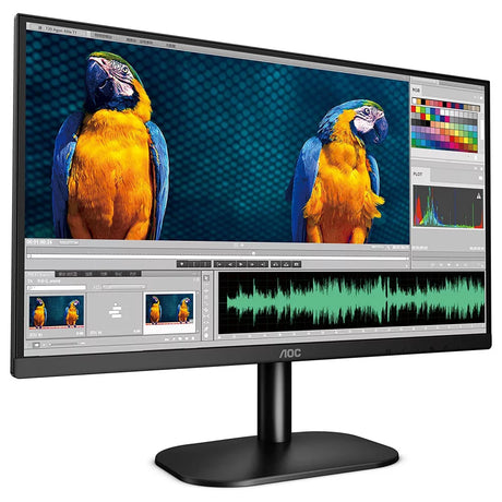 Monitor de 21.5'' AOC LED, Conectividad HDMI y VGA, Full HD, 75Hz, Aspecto 16:9, Resolución 1920 X 1080, Negro - 22B2HM FullOffice.com 