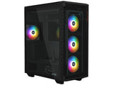 XPG BATTLECRUISER II ST Torre Media Negra carcasas ordenador Acero inoxidable Midi Tower PC Negro