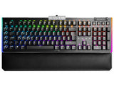 EVGA 812-W1-20SP-K2 teclado Juego USB QWERTY Inglés Negro, Gris, Alámbrico, Interruptor de llave optomecánica, LED RGB