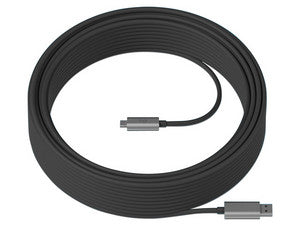 Cable USB 3.2 Logitech 939-001799, USB-A a USB-C, Longitud 10m, Transferencia de Datos de Alta Velocidad