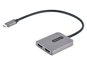 Hub USB Startech MST14CD122HD de USB-C a HDMI 4k, 0.3m, Color Gris