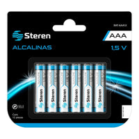 Steren BAT-AAA12 pila doméstica Batería de un solo uso AAA Alcalino