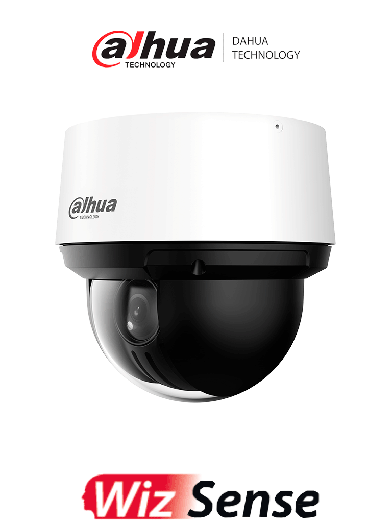 Cámara IP PTZ Dahua 2MP/ 16x Zoom/ IR 100m/ WDR 120dB/ IVS/ Enfoque Predictivo/ MicroSD/ IP66/ PoE Plus