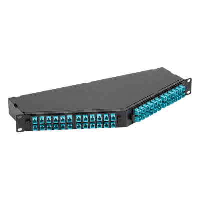 F1ASZO-9612-10S - Panel de Fibra Óptica de Alta Densidad / 96 Puertos LC / OM4 Multimodo / Método A / Rack 19 in