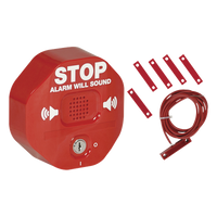 STI-6402 - Alarma de Puerta Multifunción / Sirena 95/105 dB / Puertas Dobles / Batería 9V Alcalina / Señal Visual Disuasoria