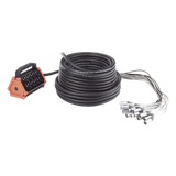 CSBT1204L30M - Stagebox / 16 Canales XLR / 12 Hembras + 4 Machos / Cable 30 m (98.4 ft) / Contactos Plateados / 20 A 250 V CA