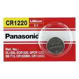 CR1220 - Panasonic Batería de Litio Tipo Moneda CR1220 3V 35mAh, Producto Empresarial