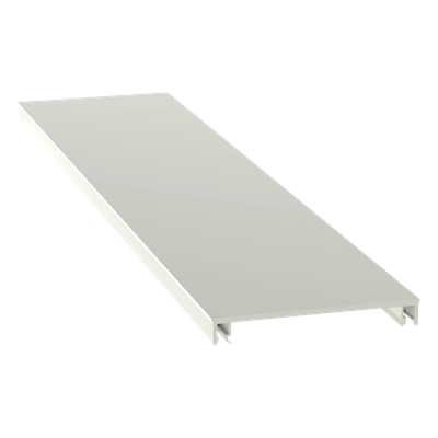 T70CIW8 - Cubierta para Canaleta / 70.1 x 9.1 x 2400 mm / PVC Rígido / UL94V-0 / Blanco Mate / NEMA T-70