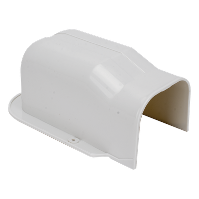 TH-ACKIT-TP - Terminal a pared / 4 canales / PVC rígido blanco / -20°C a 75°C / 3.28 pies por canaleta