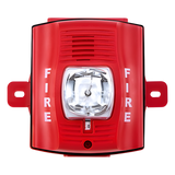 P2R-K - Sirena/Estrobo / Bifilar / Exterior Serie K / 12-24 Vcc / 15-115 cd Seleccionable / hasta 88 dBA / Rojo