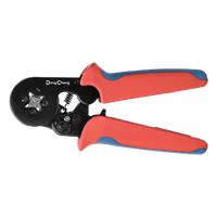 D156701 - Pinza de Crimpado / Trinquete 6" / Rango 26-8 AWG (0.25-10 mm²) / Acero al Carbono / Mordazas Hierro-Níquel / Mango PVC Antideslizante