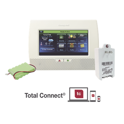 L7000-LAS - Panel de alarma inalámbrico / Pantalla táctil color 7" / Z-Wave integrado / WiFi certificado / Compatible Total Connect / 80 zonas