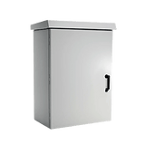Gabinete Para Exterior OSP ComLine de 18 UR, 700 mm de Ancho, 600 mm de Profundidad De Aluminio, Color Gris Claro Con Protección NEMA 4/12/4X/3/3R; IP
