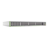 AT-GS980M/52-10 - Switch Administrable Capa 3 / 48 Puertos 10/100/1000Mbps / 4 SFP Gigabit / 104 Gbps Switching Fabric / 77.4 Mpps